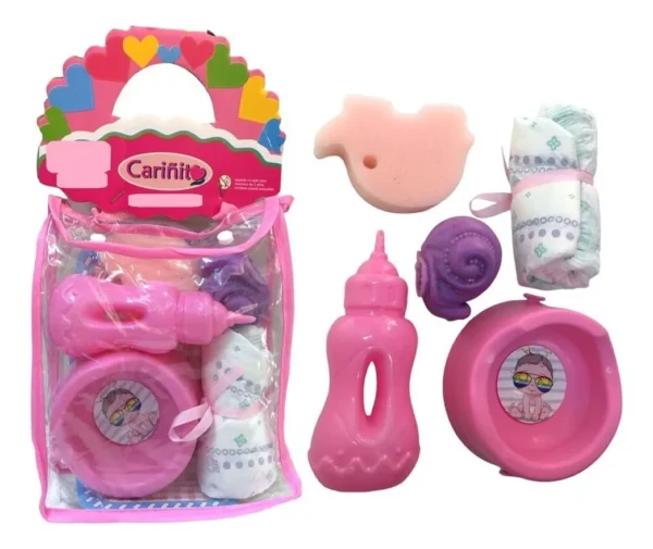 Bolso con accesorios carinito