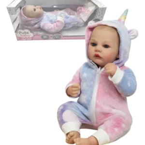 BEBE REBORN 42 CM UNICORNIO CON SONIDO